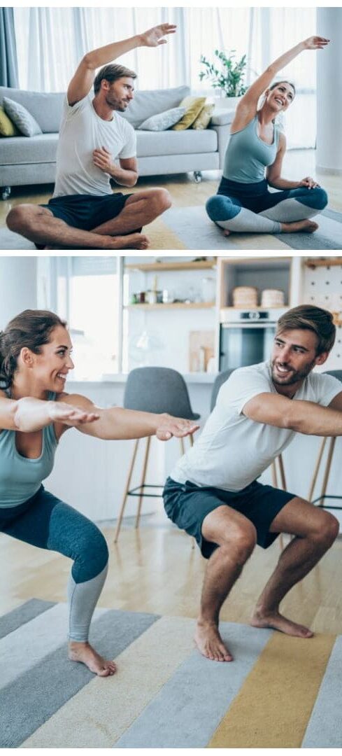 Train at home with Holly Roser Fitness.