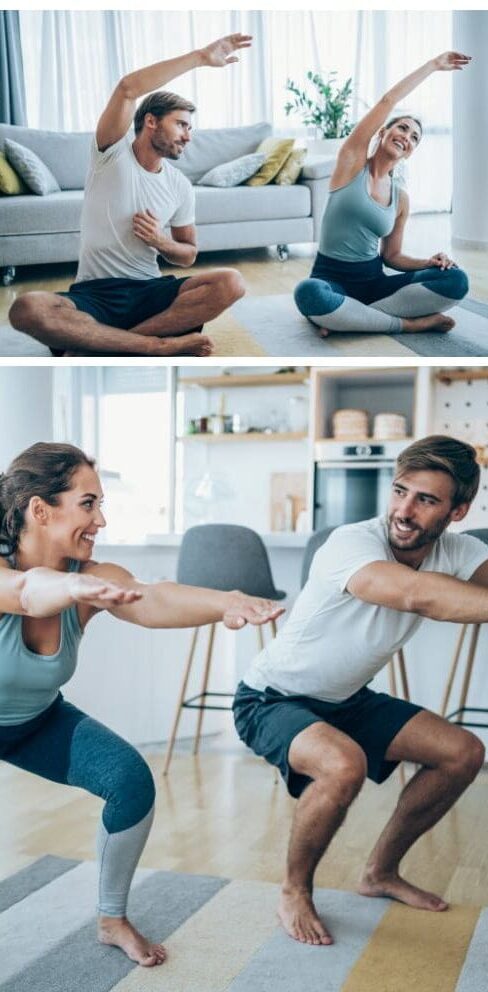 Train at home with Holly Roser Fitness.