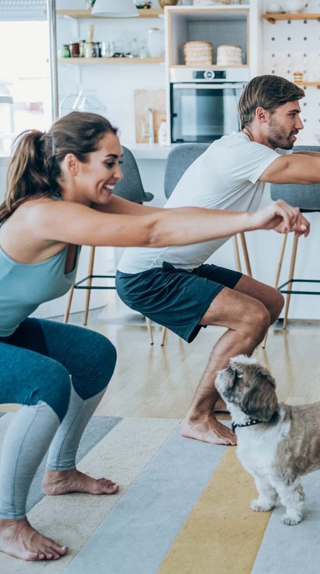 Personal training at home with Holly Roser Fitness.