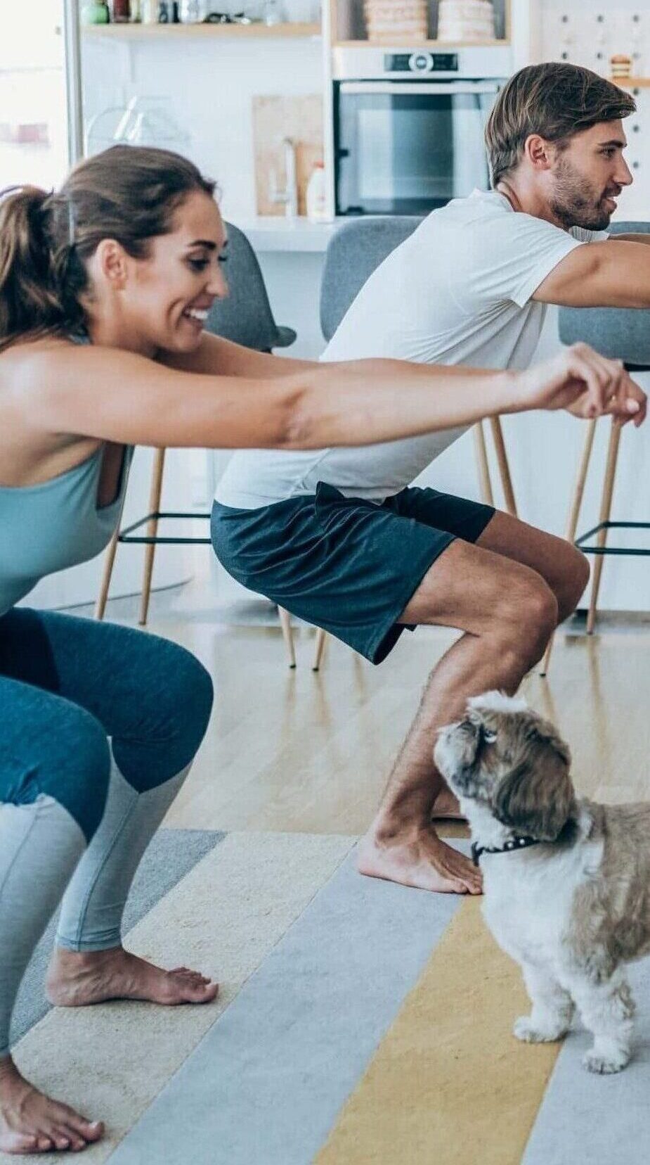 Personal training at home with Holly Roser Fitness.