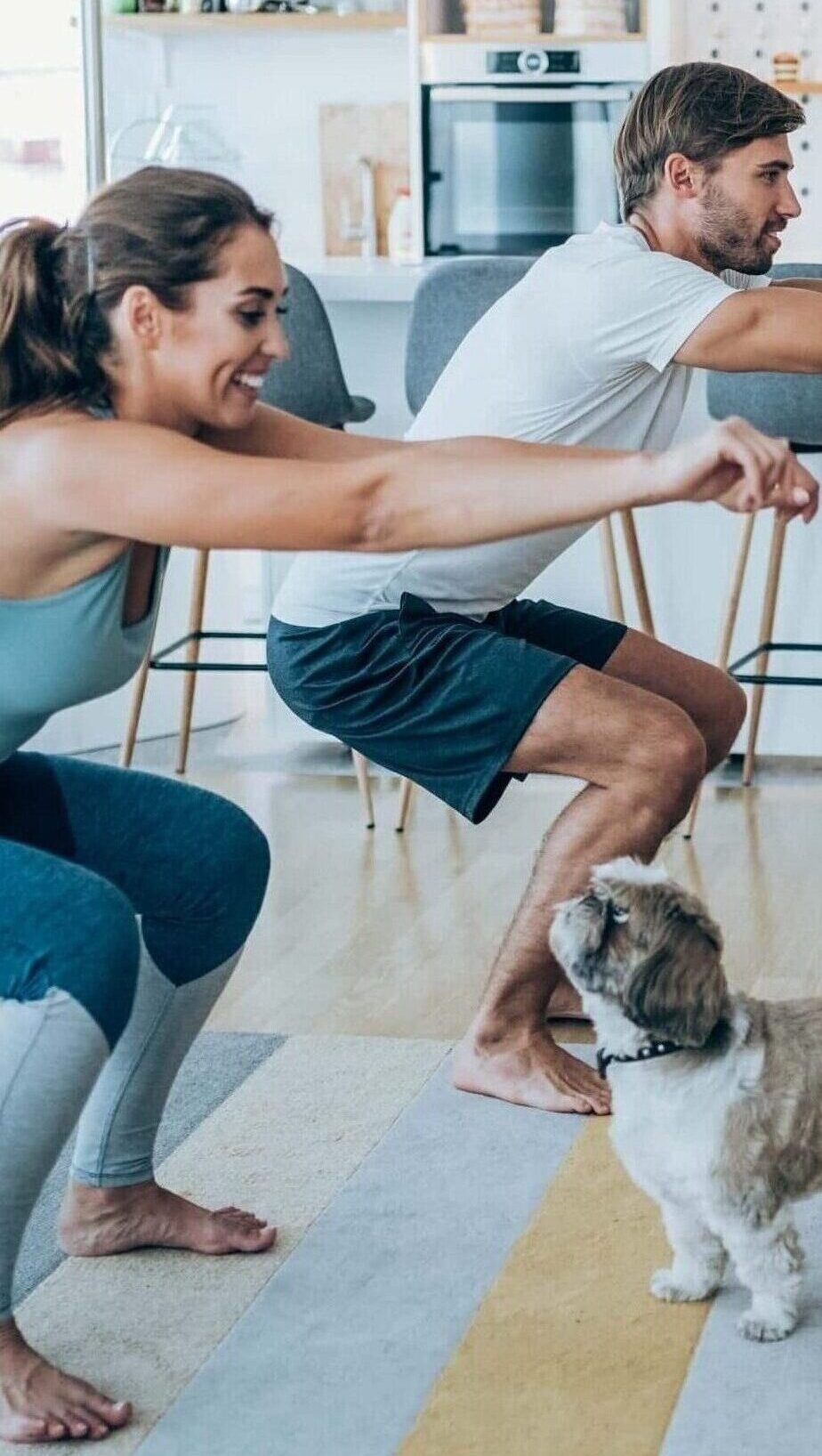 Personal training at home with Holly Roser Fitness.